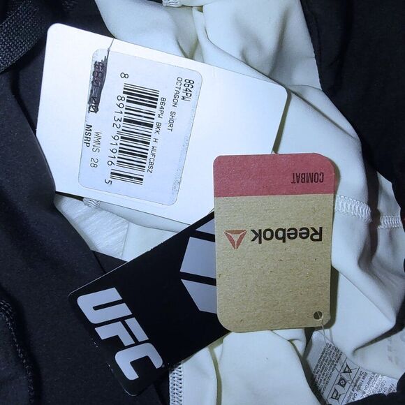 NWT UFC Reebok Crossfit Octagon shorts sz 28 NEW - Picture 2 of 4